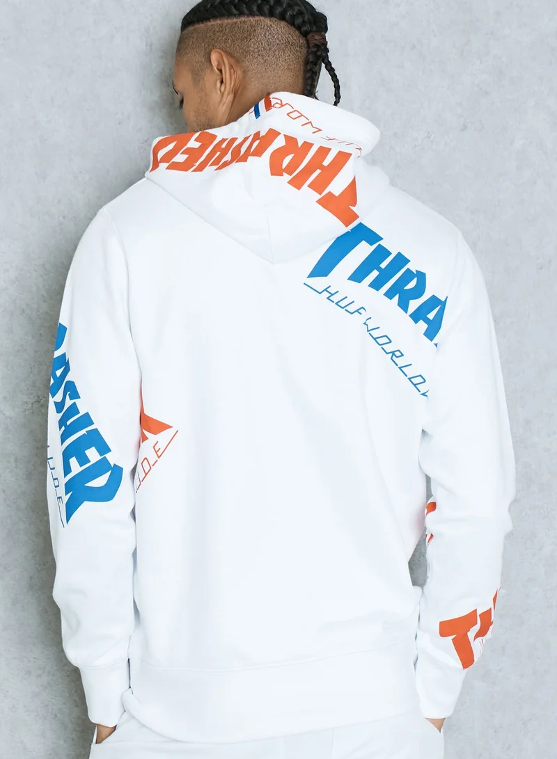 HUF Thrasher TDS AOP Hoodie