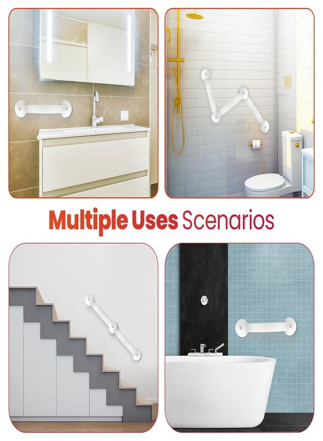 AGEasy (Max Group) Secure Hold Grab Bar (14 inches) | Safety Handrail for Senior Citizen | Anti-Slip Grip Stainless Steel | Elderly & Disability Aid | Wall Mount for Bathroom & Shower - Image 5