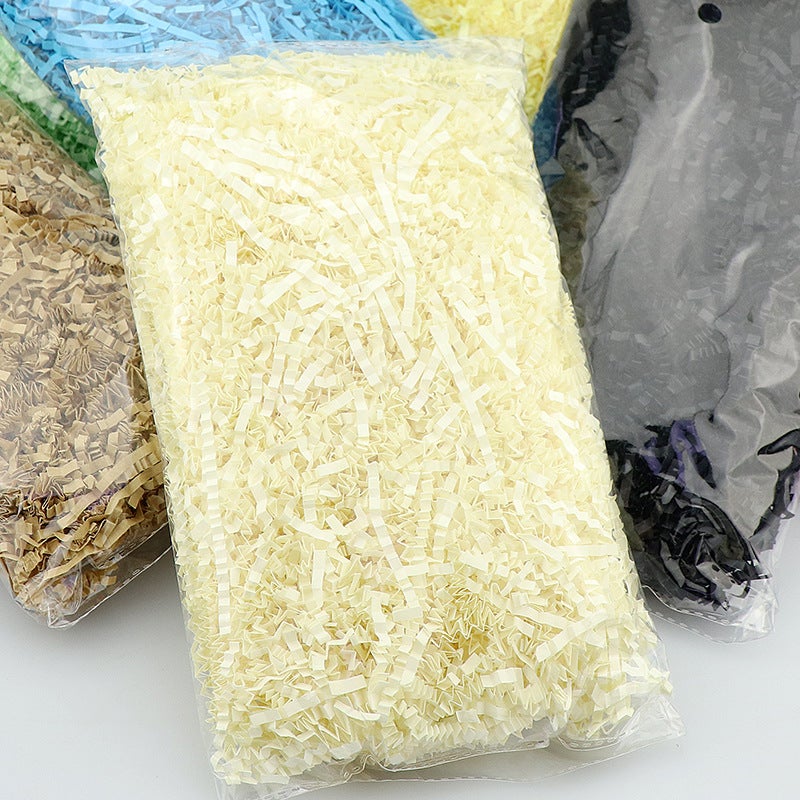 Wavy Crumpled Paper 50 G/Pack Raffia Colored Paper Silk Crumpled Paper Silk Fruit Packaging Filler - Image 4