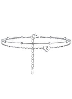 Sterling Silver Ankle Bracelet Anklets For Women Dainty Layered Heart Anklet Initial Anklet For Women - pzsku/Z037F02C7F66F00FE0EFAZ/45/_/1735816638/b14c5d26-58bf-4dde-89c7-608b6aac2df5