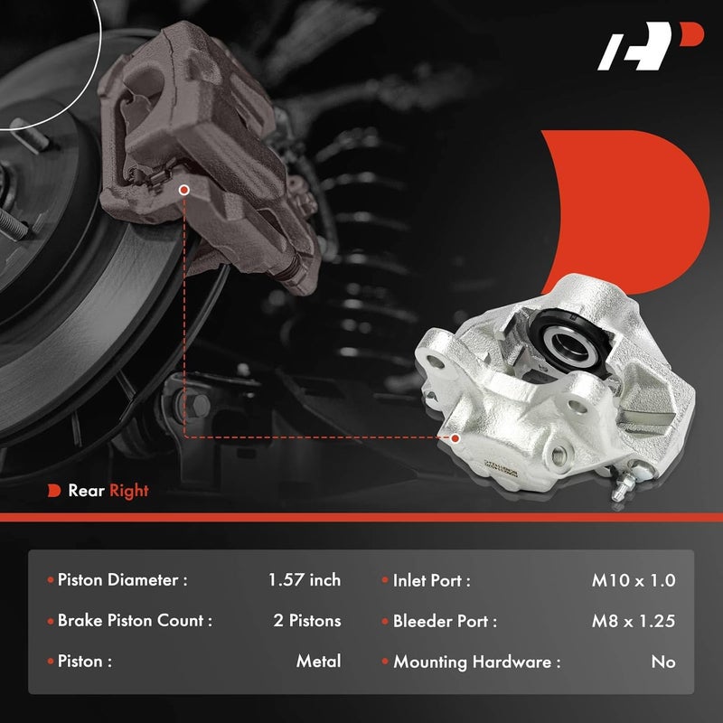 A-Premium Brake Caliper Assembly for Volvo - Image 2