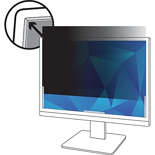 3M PF190W1B 3M Frameless Blackout Privacy Filter For 19inch Widescreen Monitor, 16:10 Aspect Ratio - Image 1
