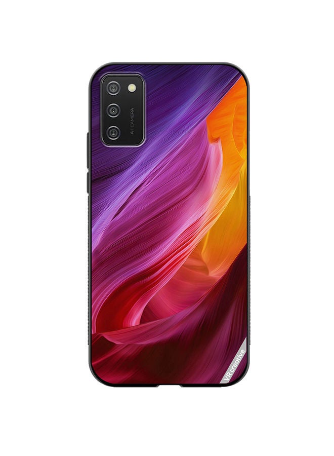 VR CREATIVE Protective Case Cover For Samsung Galaxy A02s Layers Design Multicolour - Image 1