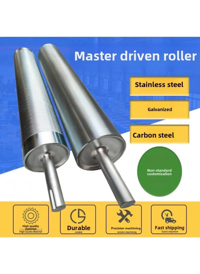 Generic - Stainless Steel Drum Dongguan Double Row Sprocket Conveyor Line Conveyor Roller With Unpowered Drum-Specifications:Other Pipe Diameter Specifications Customized - Image 1