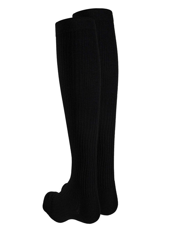 Truform Compression Socks, 20-30 mmHg, Men's Gym Socks, Knee High Over Calf Length, Black, Medium - Image 5