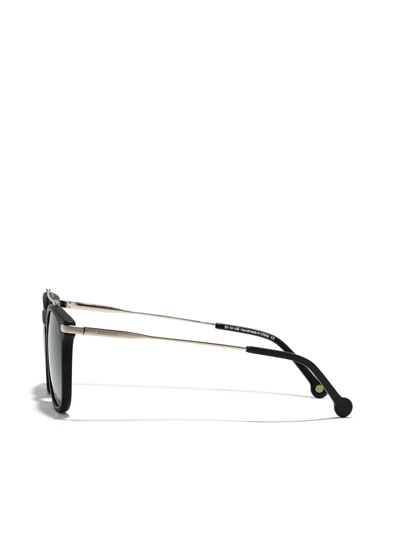 30Sundays CHALLENGER Men Green Sunglasses - Frame Material: Metal + Acetate - Lens Color: Green- Frame Color: Japanese Gold - Full Rim