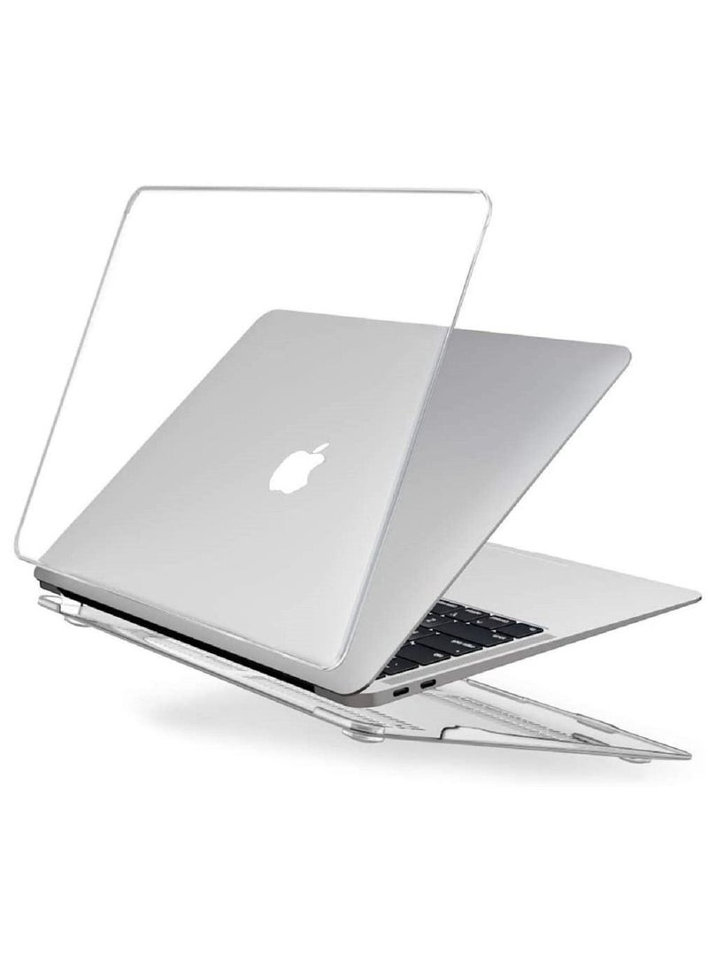 Generic - Protective Hard Shell Case Cover Compatible For Apple MacBook Air 13 Inch with Retina Display & Touch ID, Model: A2337 M1 A2179 A1932 Release in 2020 2019 2018, Crystal Clear - Image 1