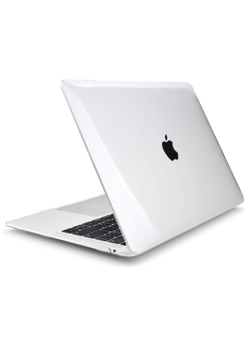 Generic - Protective Hard Shell Case Cover Compatible For Apple MacBook Air 13 Inch with Retina Display & Touch ID, Model: A2337 M1 A2179 A1932 Release in 2020 2019 2018, Crystal Clear - Image 1