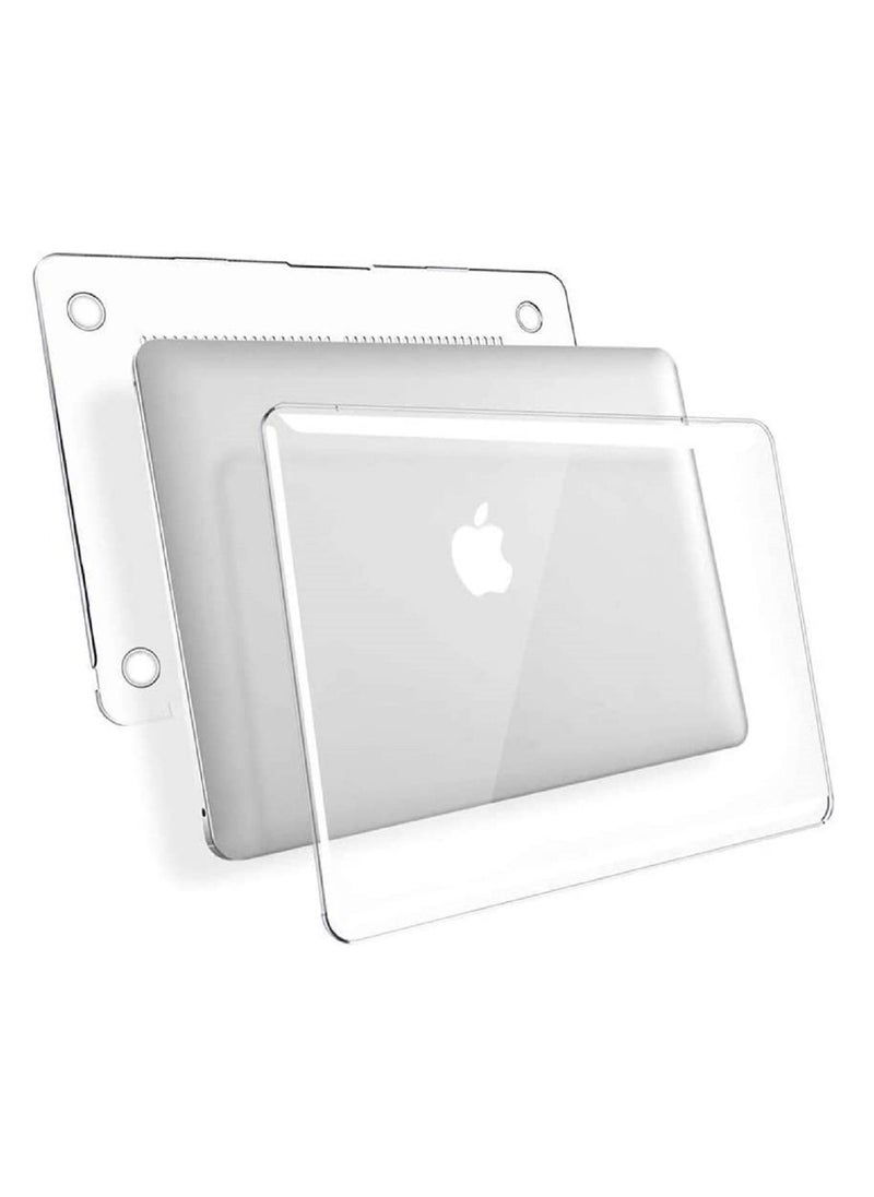 Generic - Protective Hard Shell Case Cover Compatible For Apple MacBook Air 13 Inch with Retina Display & Touch ID, Model: A2337 M1 A2179 A1932 Release in 2020 2019 2018, Crystal Clear - Image 1