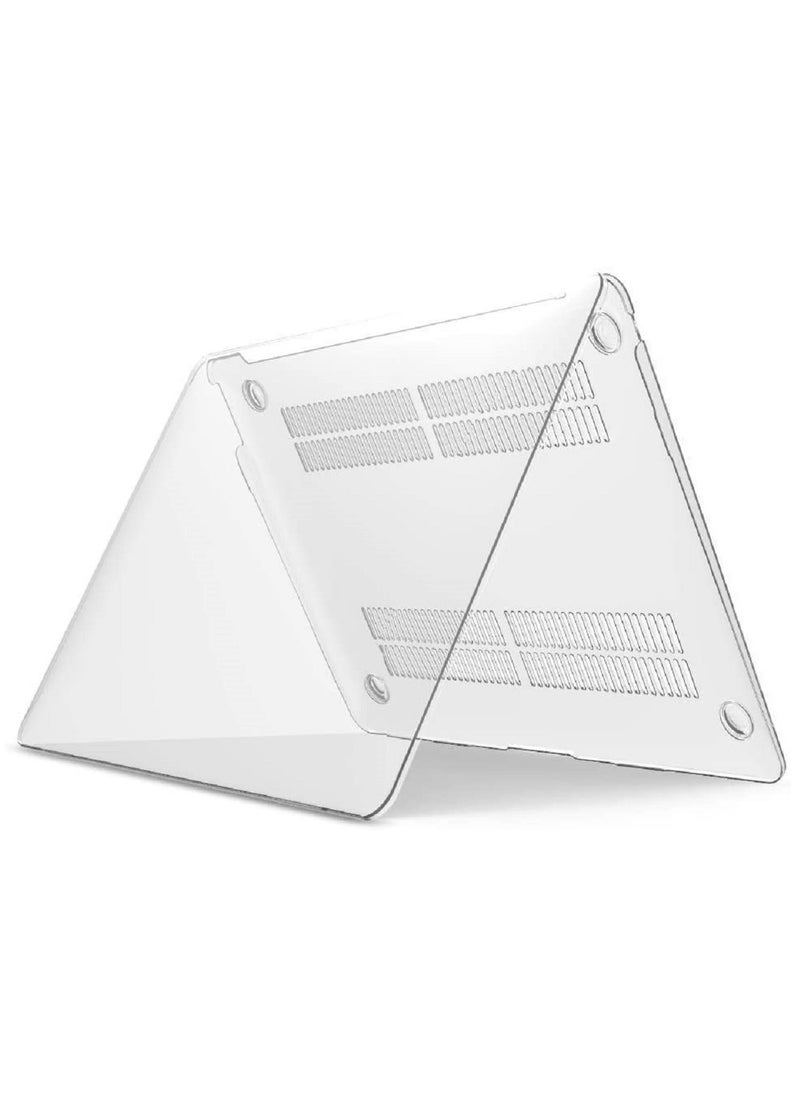 Generic - Protective Hard Shell Case Cover Compatible For Apple MacBook Air 13 Inch with Retina Display & Touch ID, Model: A2337 M1 A2179 A1932 Release in 2020 2019 2018, Crystal Clear - Image 1