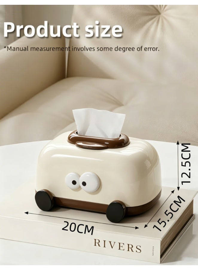 CityRiya-Long Cartoon Tissue Box with Built-in Spring, Easy-Pull Facial Tissue Holder for Desk, Dresser, Coffee Table, Multi-Room Decorative Napkin Dispenser for Home & Office Use (ZP-3982) - Image 3