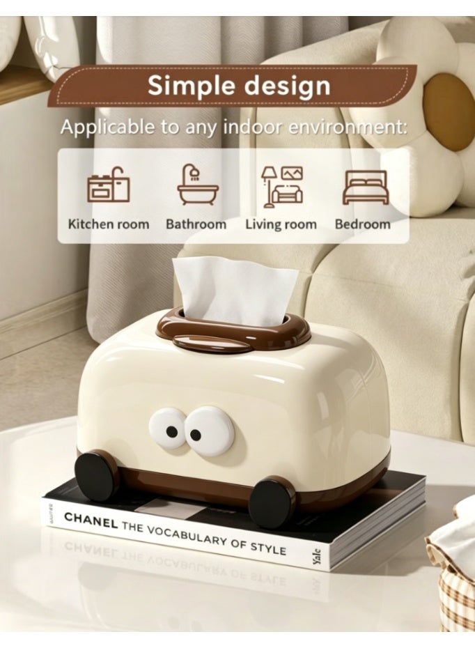 CityRiya-Long Cartoon Tissue Box with Built-in Spring, Easy-Pull Facial Tissue Holder for Desk, Dresser, Coffee Table, Multi-Room Decorative Napkin Dispenser for Home & Office Use (ZP-3982) - Image 5