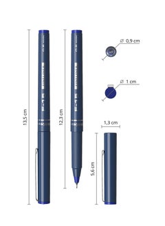 إريك كراوس Fineliner F-15 Stick Classic, ink color: blue (blister 1 pc.)  - Image 5