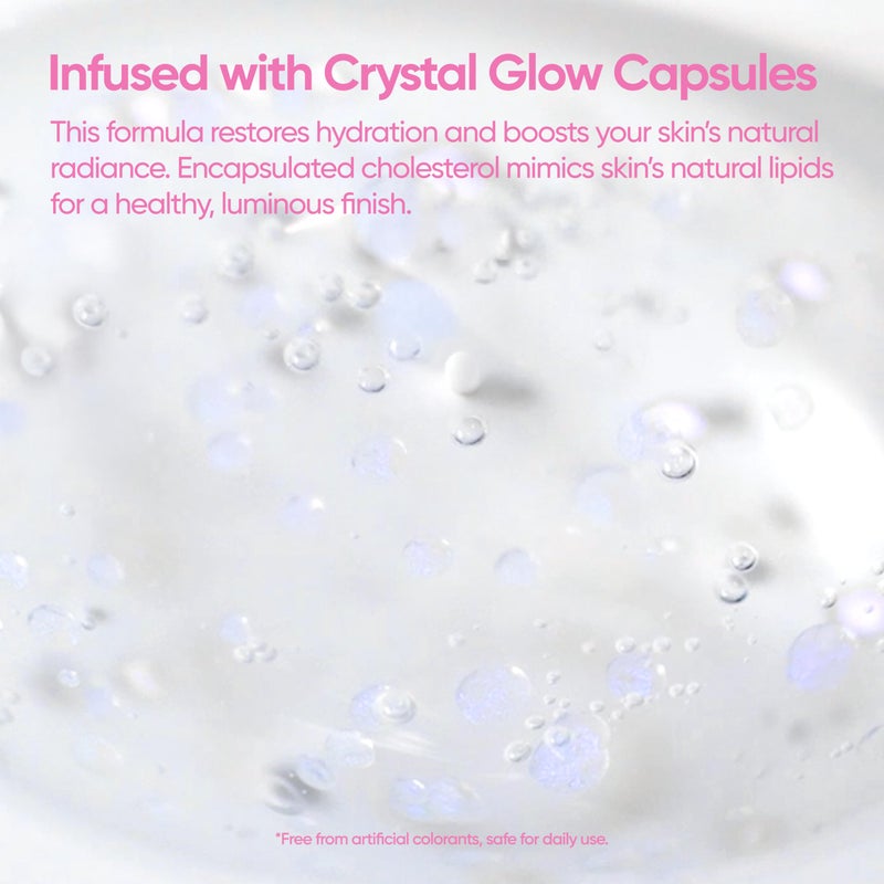 BANILA CO Dear Hydration Crystal Glow Essence | Dermatologist Tested | Crystal Capsule Serum with Pink Cactus & Hyaluronic Acid for Hydrating and Radiant Skin (50ml / 1.69 fl oz) - Image 5