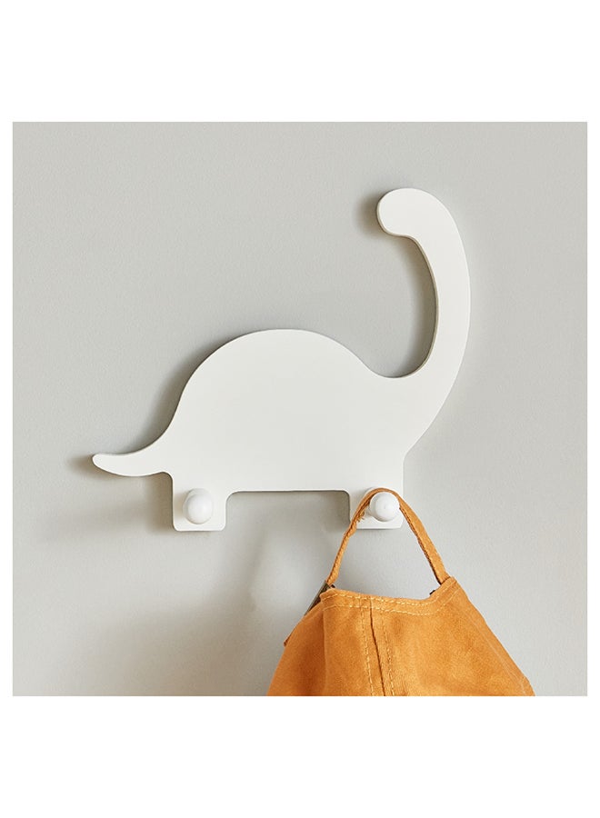 Home Box Natura Wooden Dinosaur Wall Hook 20 x 18 x 55 cm  - Image 1