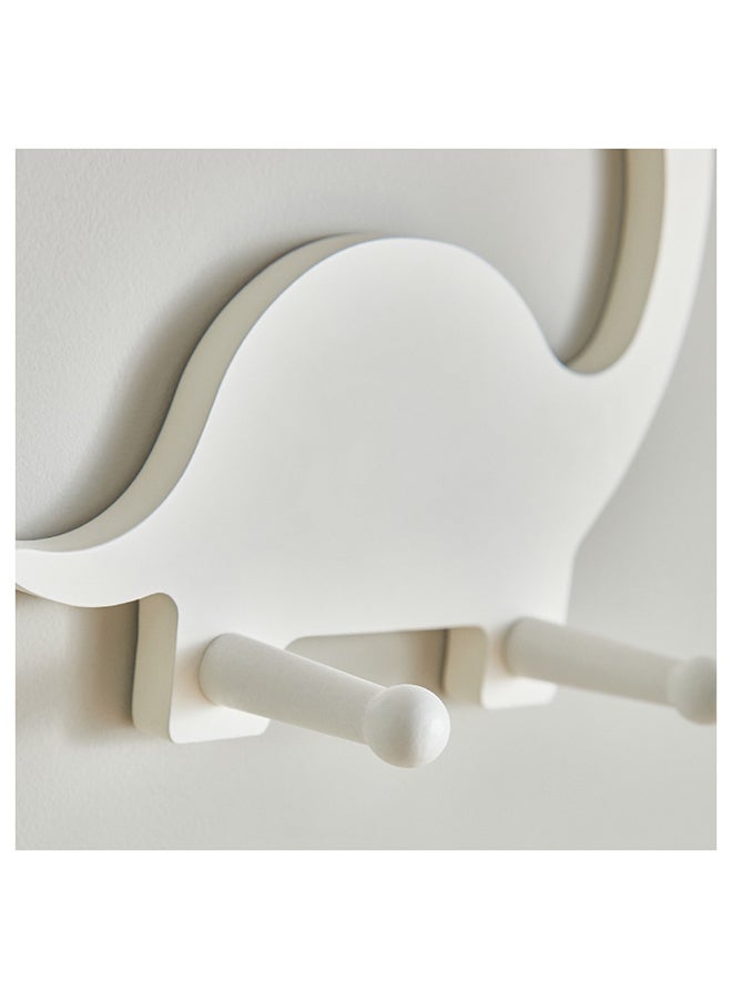 Home Box Natura Wooden Dinosaur Wall Hook 20 x 18 x 55 cm  - Image 3