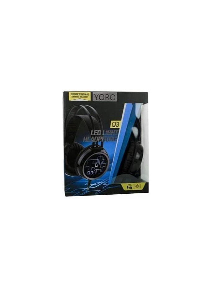 Headphone Gaming Yoro Model Q3 are compatible on all computers and mobile devices