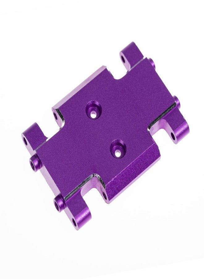 RampCrab Skid Plate Transmission Mount for AX24, Aluminum Alloy Mount for AX24 XC-1, Upgrades Parts for 1/24 RC Crawler Car, Purple - Image 2