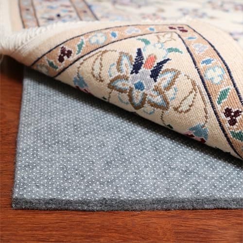 DELLUNA Non-Slip Area Rug Pad 2'x4', 1/3" Thick Dual Surface-Felt+Rubber. Premium Carpet Mat - Safe for All Floors and Finishes, Adds Comfort and Protection, Extra Strong Grip - Many Custom Sizes.… - Image 1