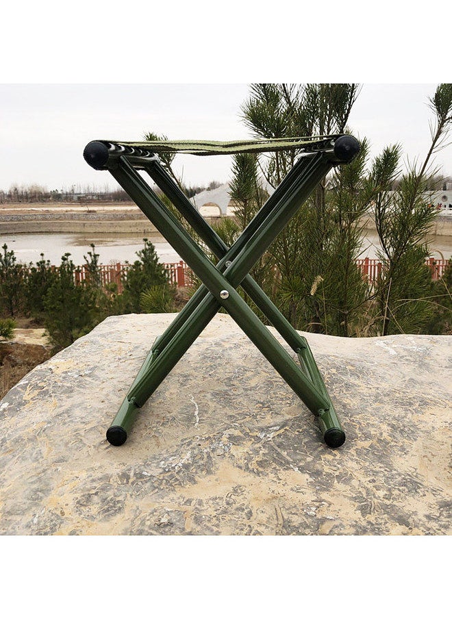 Generic Portable Folding Stool Outdoor Folding Chair Camping Stool Seat Camp Chair for Trip Hiking Fishing BBQ Beach Garden Backyard  - Image 5