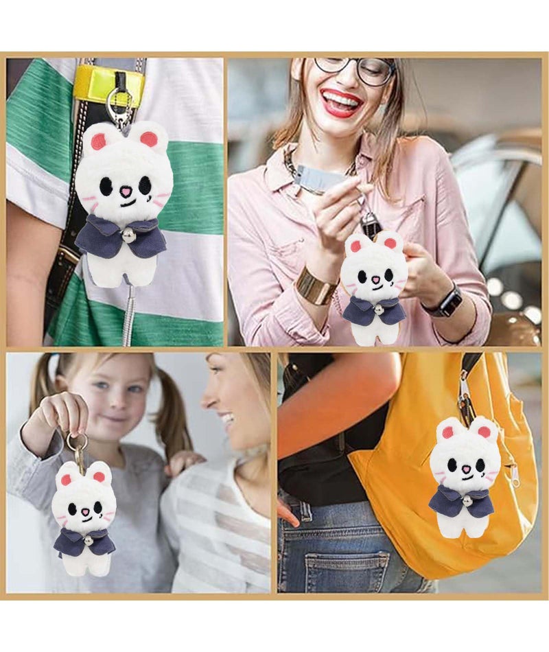 CartHome Plushies Keychain, 12cm Plush Keychain Cute Cat Design for Fan Very Suitable for People Looking for Cute Keychains to Decoration Bag - Image 5