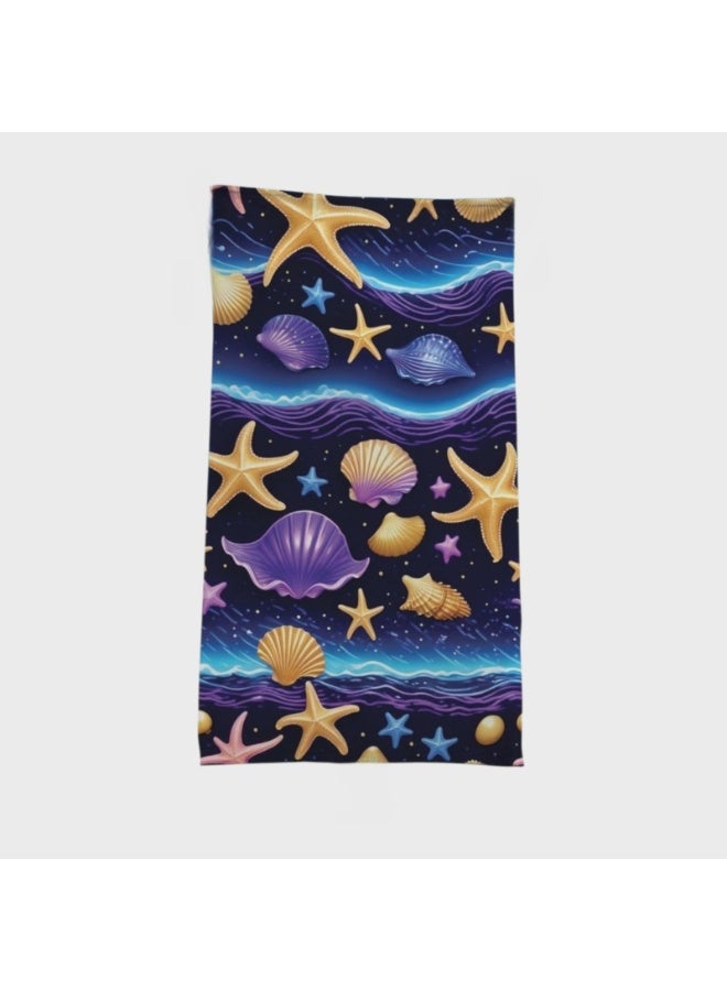 Large Beach Towel (140*70cm) Absorption Material, Various Designs (Shells) - Image 5