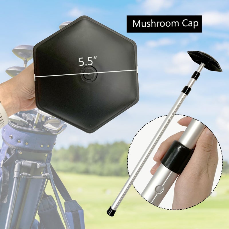 asdmm Golf Travel Bag Support Rod, Adjustable Telescopic Golf Trip Cover Support System, Aluminum, 1 Pcs - Image 5