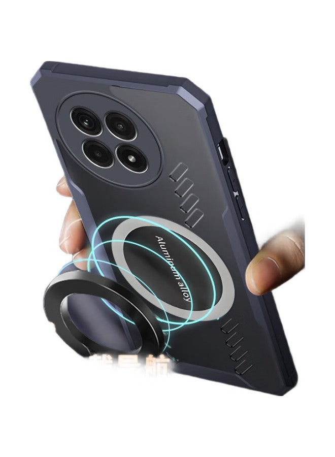 Freeson Heat Dissipation Phone Case For Oneplus Ace5/5 Pro, Full Lens Protection, Shockproof, Anti-Collision Corners, Simple Transparent Design, Metal Magnetic Compatible With Cooling Fans, Black - Image 1