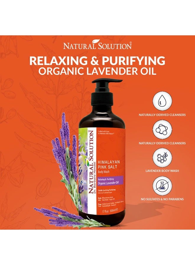 Natural Solution Body Wash, Organic Lavender oil, (3-Pack) - Image 5