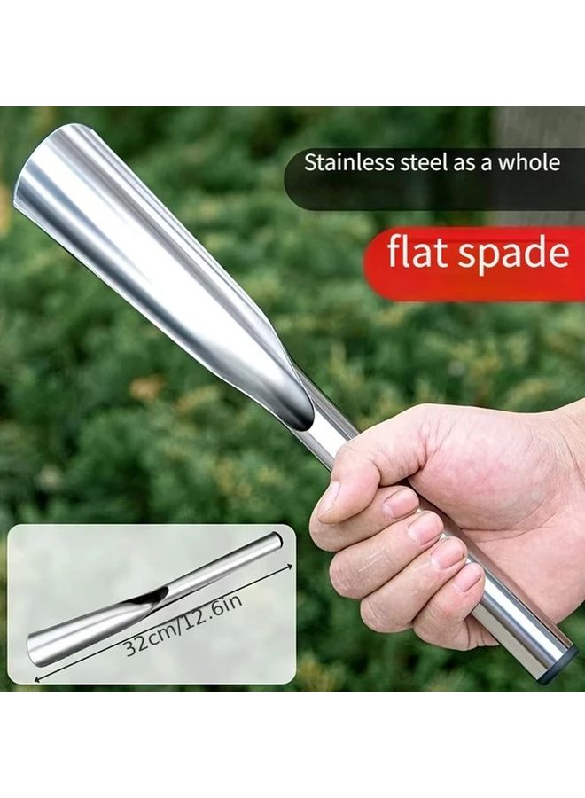 2 Pack Stainless Steel Garden Trowel Pointed And Flat Head For Planting Weeding - Image 4