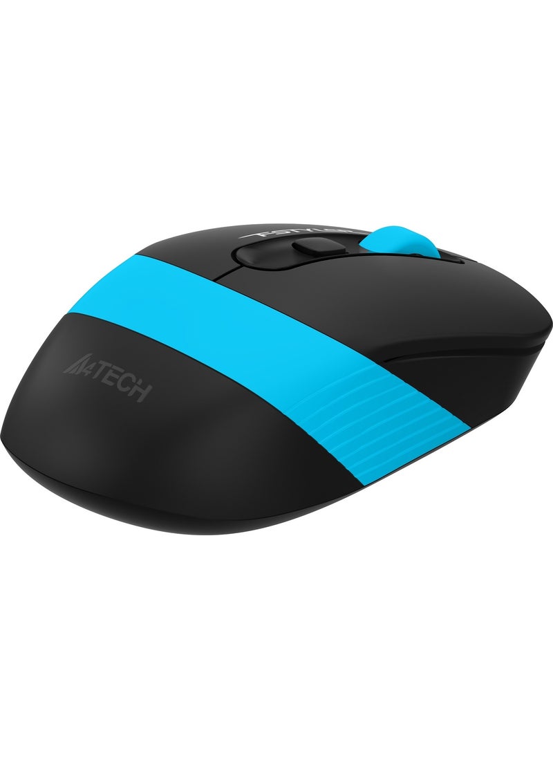 A4TECH A4 Tech Fg10 Blue Nano Wireless Optical 2000 Dpi Mouse  - Image 4