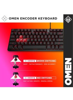 HP Omen Encoder Gaming Keyboard - 6YW75AA  - Image 4