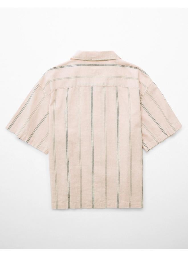 امريكان ايجل قميص كتان بأزرار للمسبح - Image 2