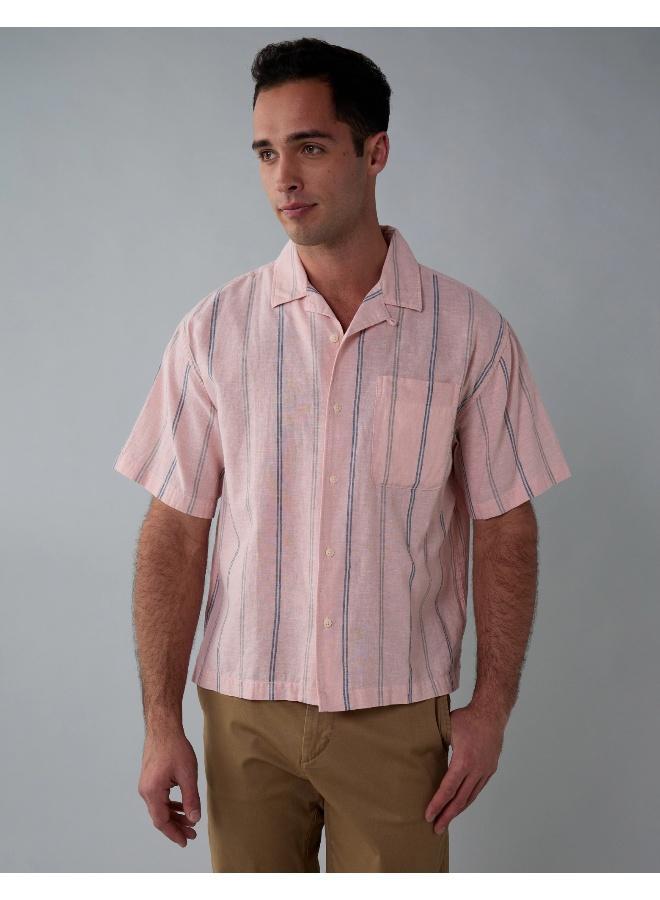 امريكان ايجل قميص كتان بأزرار للمسبح - Image 1