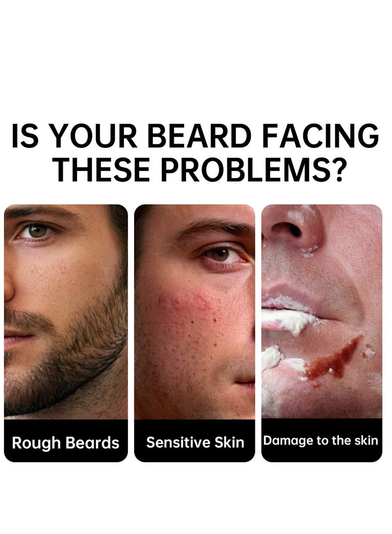 سوفازين مجموعة صابون حلاقة بالنعناع وفرشاة للرجال - صابون حلاقة منعش ومحمول، مثالي للحلاقة الرطبة، مكونات طبيعية مع فرشاة - Image 3