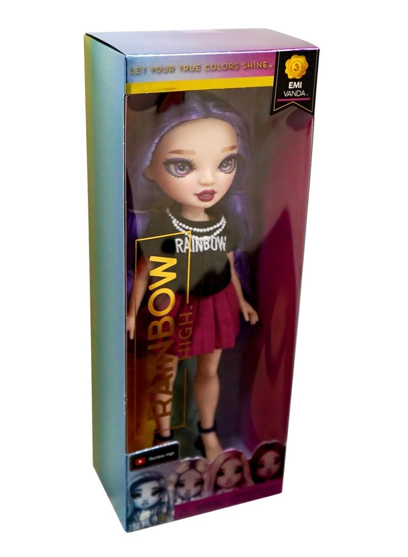 RAINBOW HIGH Emi Vanda Fashion Doll | Trendy Outfits & Accessories | Creative Play & Fashion Adventures | Ages 3+ - Image 4