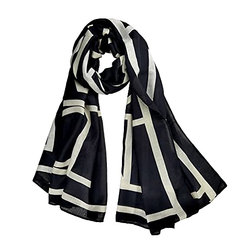 FINIZO Women's Scarves Lady Light Soft Fashion Solid Scarf Wrap Shawl for All Season - Image 1