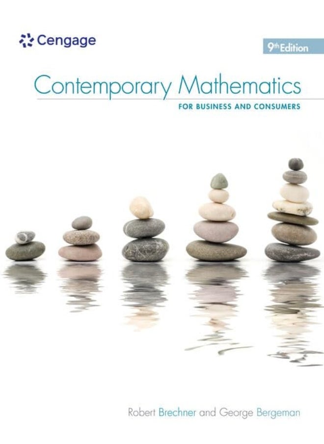 Contemporary Mathematics for Business & Consumers, 