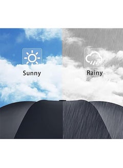 Arabest Automatic Open/Close Travel Umbrella, Windproof UV Folding Compact Umbrella Portable Lightweight Sun & Rain Umbrellas for Women and Men  - Image 5