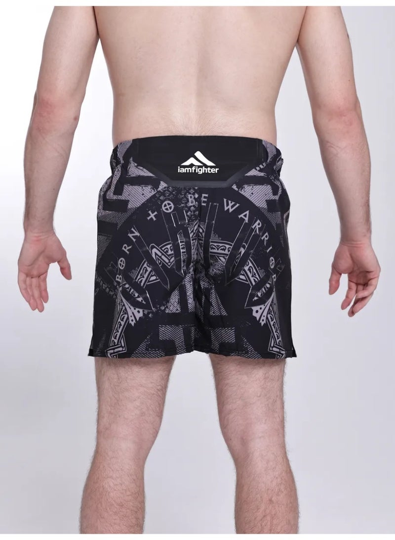 iamfighter Men’s MMA Fight Shorts – Lightweight, Flexible Training Shorts for Gym, CrossFit & Combat Sports - Image 1