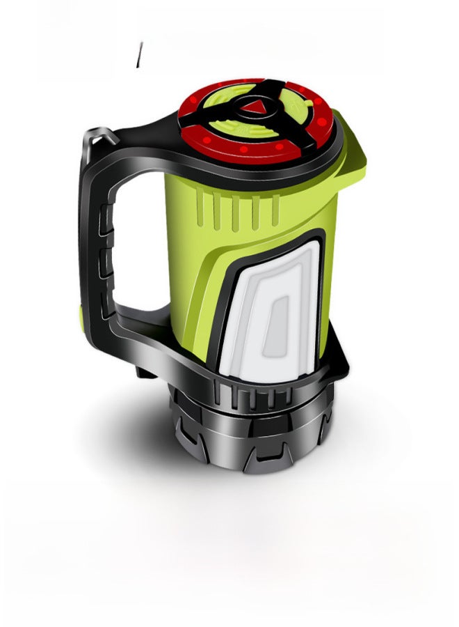 High-Intensity Rechargeable Tactical Flashlight Multi-Function Portable Searchlight Outdoor Home Use Special Forces LED Light Source-Color:881-C (Large Portable Lamp)  - Image 4