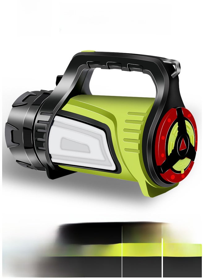 High-Intensity Rechargeable Tactical Flashlight Multi-Function Portable Searchlight Outdoor Home Use Special Forces LED Light Source-Color:881-C (Large Portable Lamp)  - Image 3