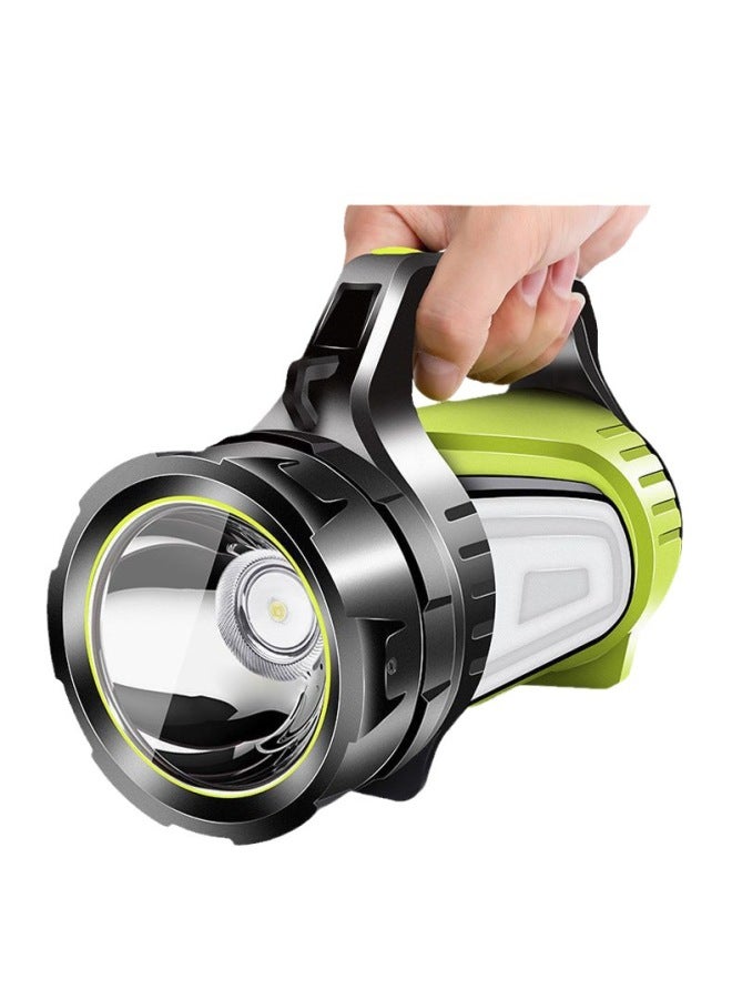 High-Intensity Rechargeable Tactical Flashlight Multi-Function Portable Searchlight Outdoor Home Use Special Forces LED Light Source-Color:881-C (Large Portable Lamp)  - Image 5