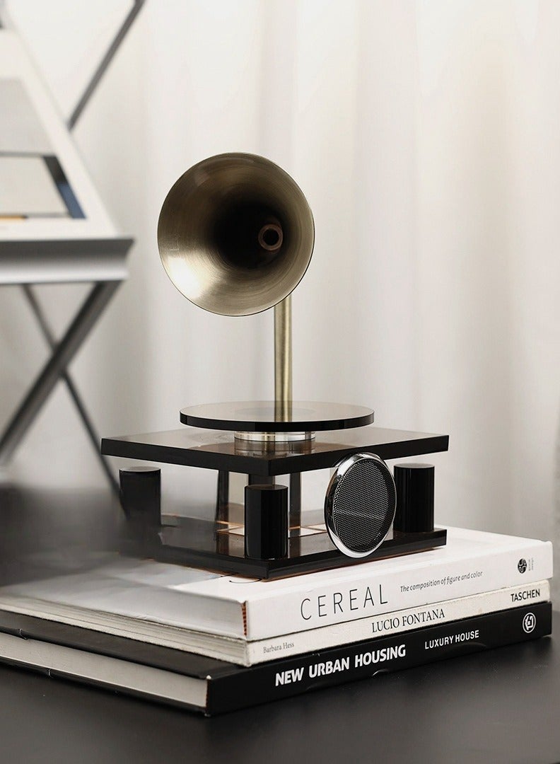 Crystal Retro Record Player Desktop Decoration - Image 4