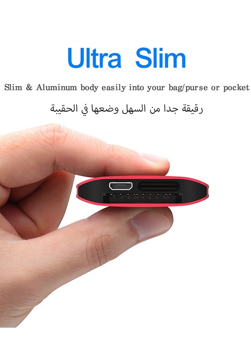 Hot Cats Ultra Slim SD Card Reader for iPhone iPad Notebook HDTV, 3 in 1 USB OTG Adapter, Compatible for SD/TF Card - Image 3