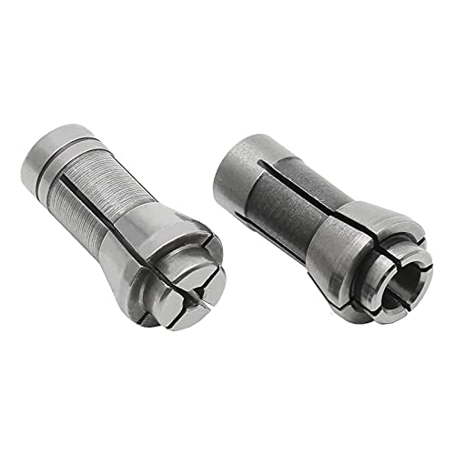 Murtenze 4 Pack Die Grinder Collet, Grinding Machine Clamping Collet Adapter 1/4" and 1/8" Arbors Shanks, 2 Pack 3mm and 2 Pack 6mm Die Grinder Collet. - Image 2