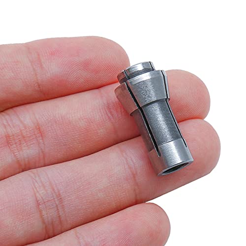 Murtenze 4 Pack Die Grinder Collet, Grinding Machine Clamping Collet Adapter 1/4" and 1/8" Arbors Shanks, 2 Pack 3mm and 2 Pack 6mm Die Grinder Collet. - Image 5