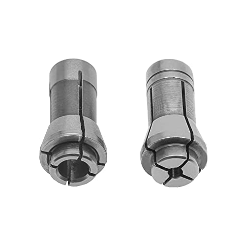 Murtenze 4 Pack Die Grinder Collet, Grinding Machine Clamping Collet Adapter 1/4" and 1/8" Arbors Shanks, 2 Pack 3mm and 2 Pack 6mm Die Grinder Collet. - Image 3