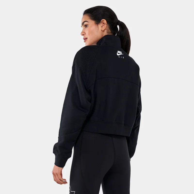 نايكي تيشيرت سبورتسوير اير 1/4 سحاب فليس للنساء