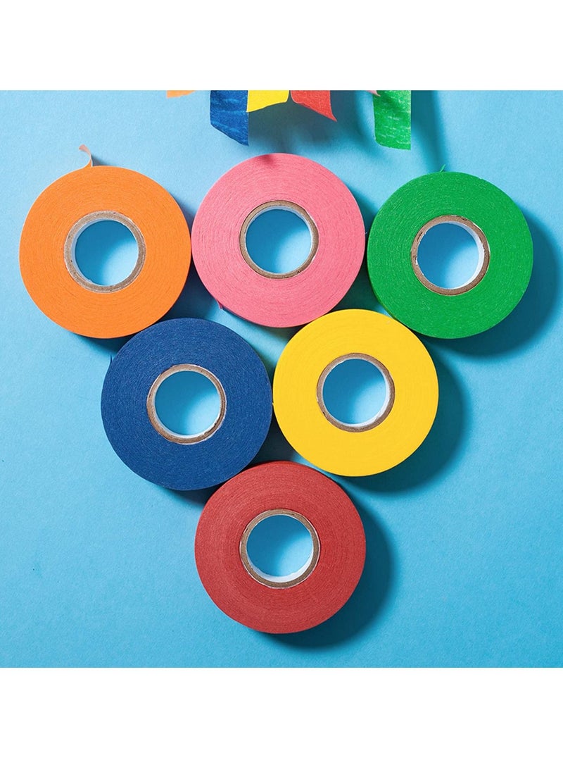 Y&D - Colored Masking Tape Lakobos, Painters for Arts and Crafts, 6 Pack, Drafting Tape, Craft Labeling Paper Artist Art - Image 1